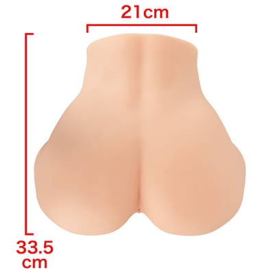 バックだとこんな感じで見下ろせます。迫力ありますし、腰まわりの造型も凝ってますね。　※数値はＮＬＳ実測値