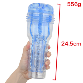 Flesh light特有のフォルム。まるで懐中電灯（Flash light）のようなデザインです。　※数値はＮＬＳ実測値