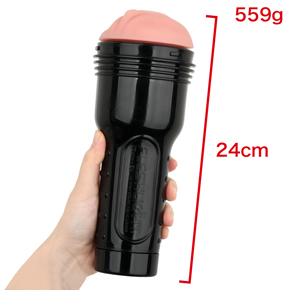 Flesh light特有のフォルム。まるで懐中電灯（Flash light）のようなデザインです。　※数値はＮＬＳ実測値