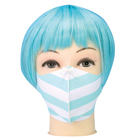 縞マスク　ミント