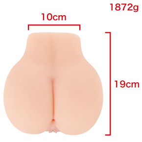 クビレた腰からお尻の曲線美が美しく、ボリューム感のある置き型タイプ。　※数値はＮＬＳ実測値