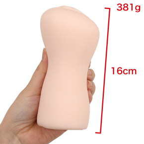 ぽってりとした挿入口に、くびれたボディが持ちやすいオナホールです。　※数値はＮＬＳ実測値　