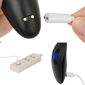 充電はUSB充電式。充電時間は約90分です。