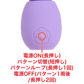 【No.13】８種類の振動パターンを搭載。
