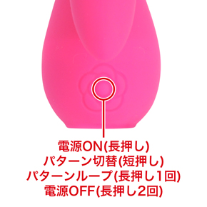 【No.１】８種類の振動パターンを搭載。