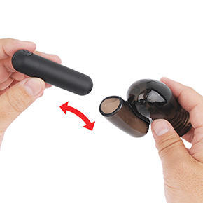 脱着可能なローターは、ポケットにキッチリ収まります。プレイ中もローター位置がズレることなく楽しめます。