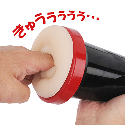 吸引動作は強度３段階。喉奥付近まで指を入れていると、ギュウウゥ…っと吸い付き、離れないほど強力です。