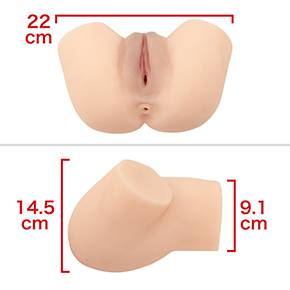 造型は十分エロいですが、ヴァギナのサイズ比率が大きめなので、やや不自然な印象。　※数値はＮＬＳ実測値