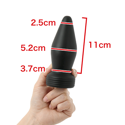 【No.01】弾頭型フォルム。コンバットなデザインが興奮を煽ります。　※数値はＮＬＳ実測値