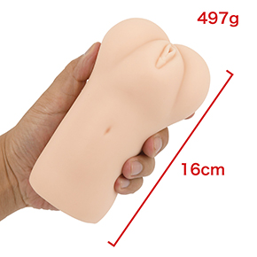 肉厚ながらも扱いやすい絶妙サイズ。新しくヘソが付き、トルソー風になりました。　※数値はＮＬＳ実測値