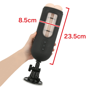 シンプルでスマートな外観です。手に持ちやすいサイズ感なので、ピストンも楽々です。　※数値はＮＬＳ実測値