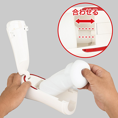 インナーホールをセットする際は、本体側の吸引ノズルとホール底部の穴の位置をちゃんと合わせてください。