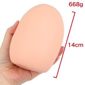360度どっしり肉厚仕様。まんまる卵型フォルム。　※数値はＮＬＳ実測値