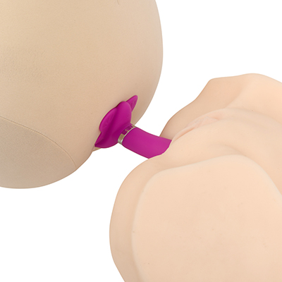膣にジャストフィットして圧倒的な安定感を保ちつつ、受け側の「Ｇ-spot」を強力な振動で刺激します。