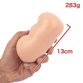 ゴロッと丸みのあるボディ。一般的な肉の詰まったモデルなら320ｇは越えているはず。　※数値はＮＬＳ実測値