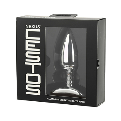 メタリックな輝きが美しく、NEXUSブランドの高級感も漂う、スタイリッシュなモノクロパッケージ。