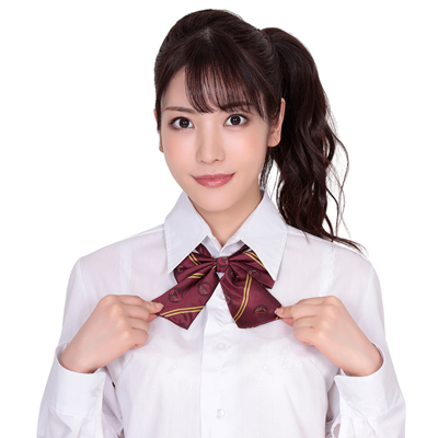 きゅん可愛スクールリボン 紋章イエローストライプ