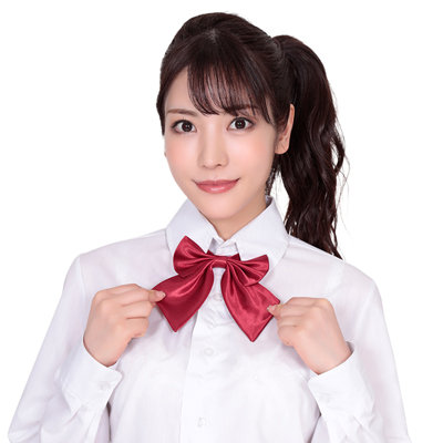 きゅん可愛スクールリボン ダークレッドクラシックサテン