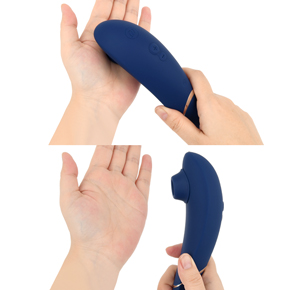 省エネで操作も簡単な「タッチセンサー」を搭載。ボタンを押さなくても、肌に当てるだけで吸引が自動でスタートし、肌から離れると吸引も自動でストップします。