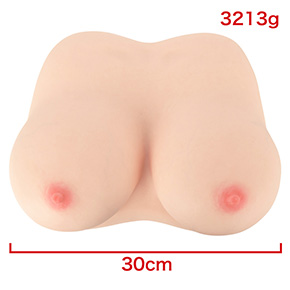 Ｇカップ相当の巨乳ちゃんです。白い柔肌が美しく、広めのデコルテ部分も艶めかしい。　※数値はＮＬＳ実測値