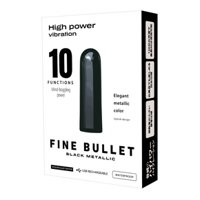 FINE BULLET BLACK METALLIC