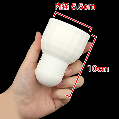 無駄な造形を省き、電マの振動を余すことなく内部に伝えます。　※数値はＮＬＳ実測値