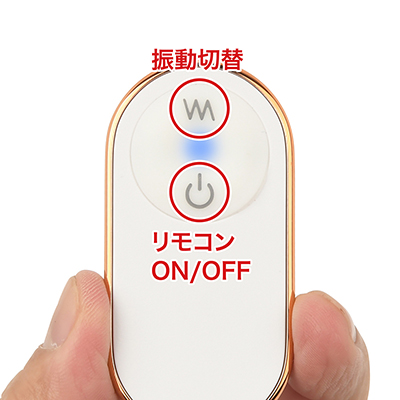 リモコンを使えば体勢を崩さず、ノールックで遠隔操作が可能。いろいろな場所でスリルと興奮を味わうのもアリ。