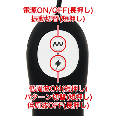 ７種類の振動と３種類のパルスを搭載。