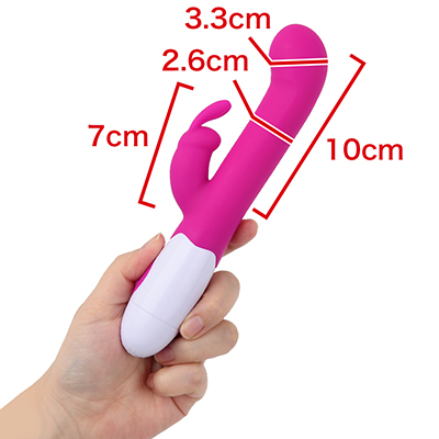 【２】　Ｇスポットを直撃するヘッド形状で、即イキ必至の高刺激が味わえます。　※数値はＮＬＳ実測値