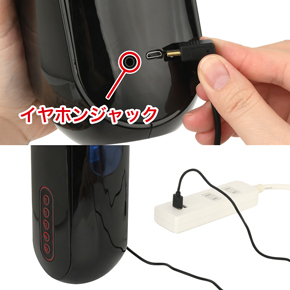 充電はUSB充電式。充電時間は約５時間、連続稼働時間は約３時間です。充電中はライトが点滅します。