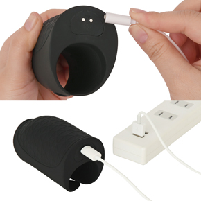 充電はUSB充電式。充電時間は約70分、連続稼働時間は約30～40分です。充電中はライトが点滅し、満充電はライトが点灯します。