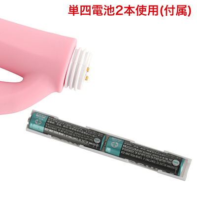 すぐに使える電池式。中のソケットを取り出し、ソケットに電池をセットしてください。