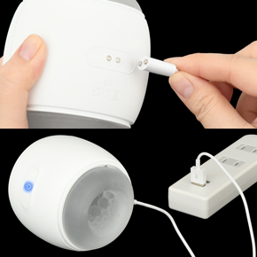 内部に高性能モーターを２個搭載。充電はマグネット式USB充電仕様。充電時間は約60分、連続稼働時間は約50～60分です。充電中はライトが点滅します。