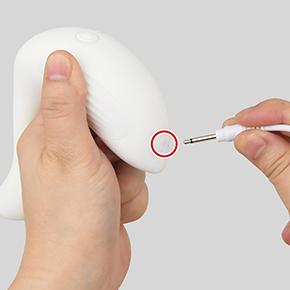 USB充電式です。付属のケーブルは白鳥のアナルあたりにズブッと挿し込んでください。や、やさしくしてね…。