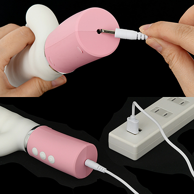 充電はUSB充電式。充電時間は約120分、連続稼働時間は約60分です。充電中はライトが点滅し、充電完了後はライトが点灯します。