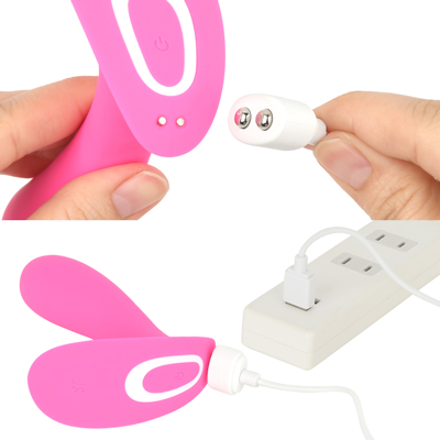 充電はマグネット式USB充電仕様。充電時間は約4.5時間、連続稼働時間は約１時間です。持ち運びにも便利で、プレジャータイムをゆったりと過ごせます。