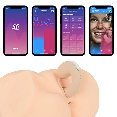 専用無料アプリ「Satisfyer Connect」を使えば、スマホやタブレットからの遠隔操作も楽しめます。