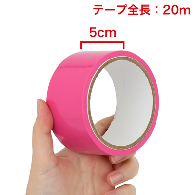静電気の力を利用し、巻きつけるだけで拘束が可能。SMプレイを気軽に楽しみたい、体に傷がついたり跡が残ったりはイヤ……という方におすすめです。