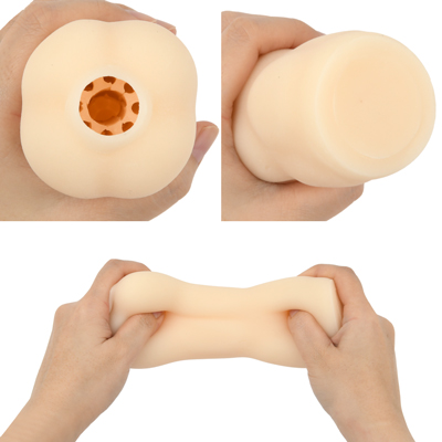 【ハード】　硬度はハリのあるしっかりとした弾力感。こちらも構造は非貫通式です。