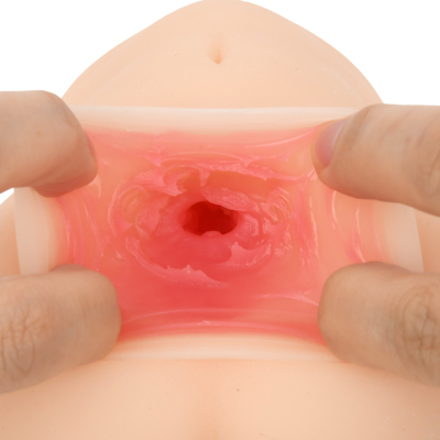 入口を入ると、周りから肉ヒダが責めてきます。その奥には、大粒のイボイボゾーン、ミニイボ柱ゾーン、さらに腸壁蛇腹ゾーンとすすみ、フィニッシュドームへと進みます。