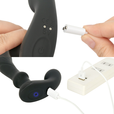 充電はマグネット式USB充電仕様。充電時間は約60分、連続稼働時間は約40分です。充電中はライトが点滅します。