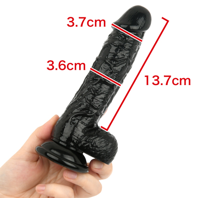 【14cm】　巨根好きや、ノーマルサイズのディルドに飽きた人におすすめ。　※数値はＮＬＳ実測値