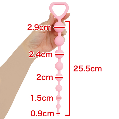 初心者から上級者まで対応できる形状。小さい玉から順番に慣らしていってください。　※数値ＮＬＳ実測値　　