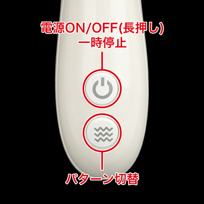 10種類のスイングパターンを搭載。２ボタン式で操作も簡単です。