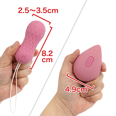 【スイング】ダイヤ模様を思わせるクロスラインが個性的な本体。リモコンはティアドロップ型で、有効範囲は約15ｍです。　※数値はＮＬＳ実測値