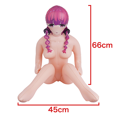 お下げ髪が可愛いメンヘラ少女。おっぱいは小さめですが、スレンダーなボディが美しく、バランスもよいです。　※数値はＮＬＳ実測値
