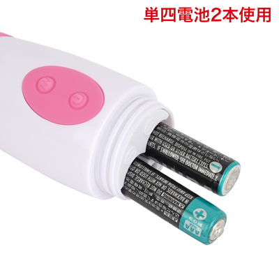電池交換式。写真の向きに合わせて電池をセットしてください。　※電池は付属しておりません。