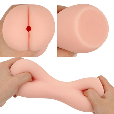 しっかり肉厚で激しく使用しても壊れにくい頑丈ボディの非貫通式。さらっと乾いた質感でイヤなニオイもありません。