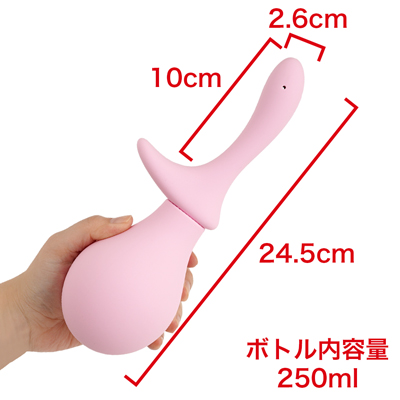 洗浄と快感が同時に楽しめるノズル形状。　※数値はＮＬＳ 実測値