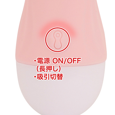 悩む要素のないワンボタン仕様。稼働中は赤いLEDランプが本体内でボヤッと光ります。パターン変更はローテーションです。
